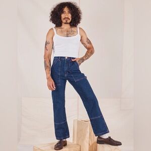 Big Bud Press Carpenter Jean in Dark Wash, S